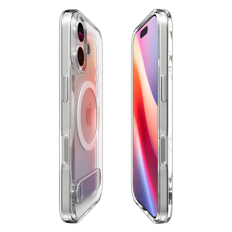 SPIGEN Ultra Hybrid Kickstand MagSafe Case for iPhone 17 (Clear White)