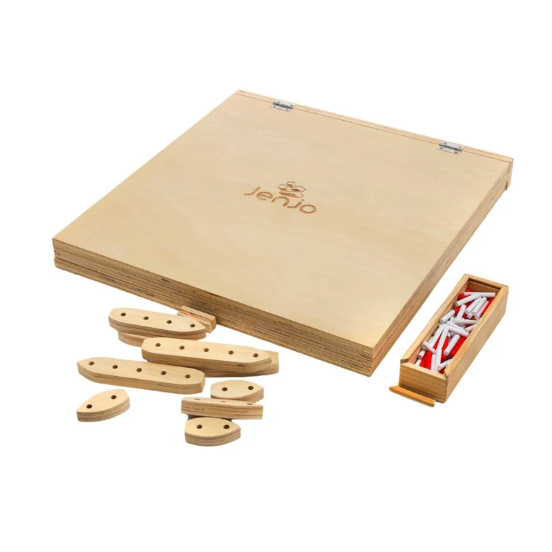 Jenjo Games Wooden Giant Ships Game w/Carry Bag