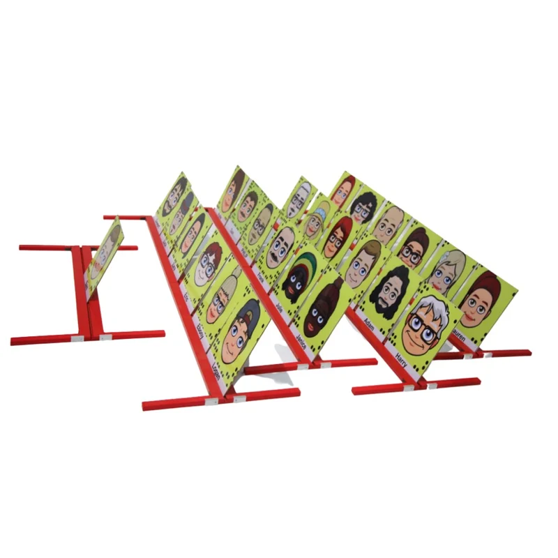 Jenjo Games Wooden Mega Who 10 Frames & 72 Face Cards