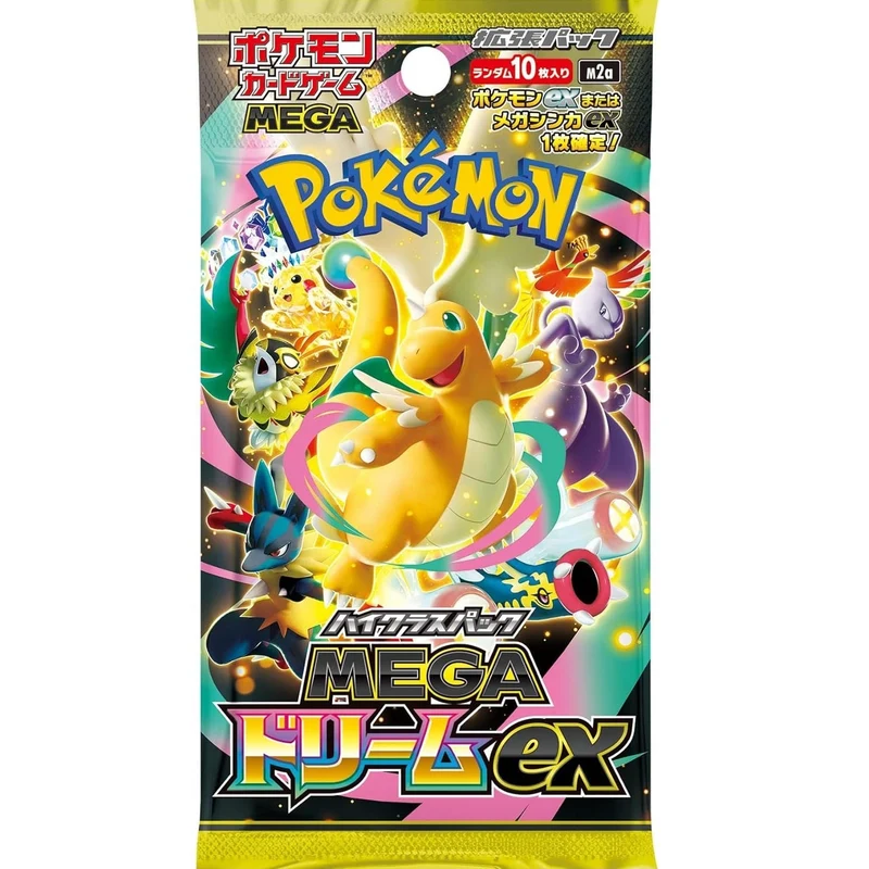 Pokemon TCG MEGA Dream ex M2A Booster Box 10 Packs Japanese Trading Cards