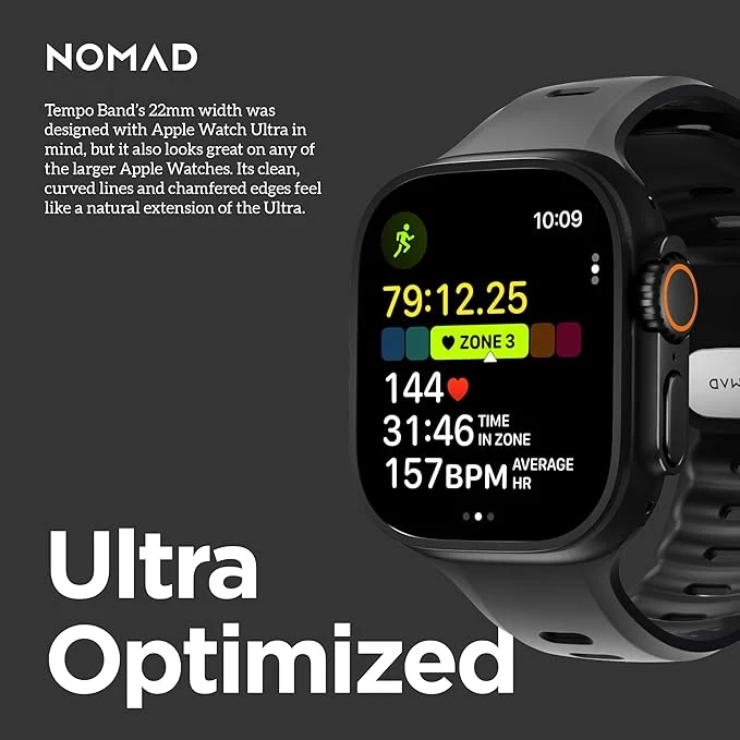 NOMAD Tempo Band Apple Watch 40-42mm (Black)