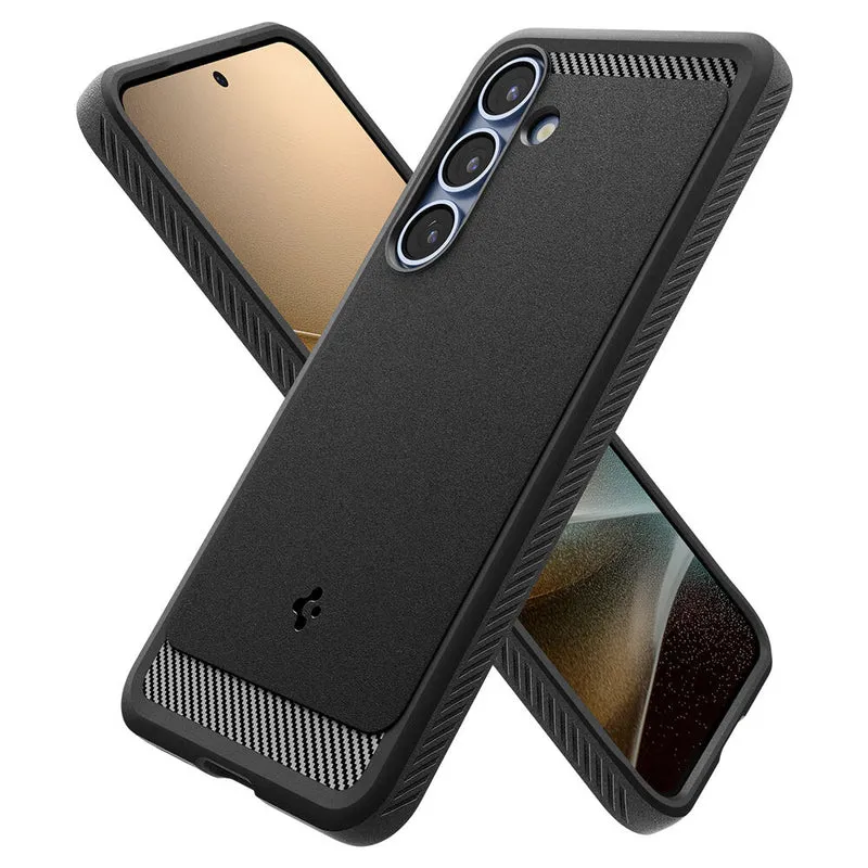 SPIGEN Rugged Armor MagSafe Case for Galaxy S25 (Black)