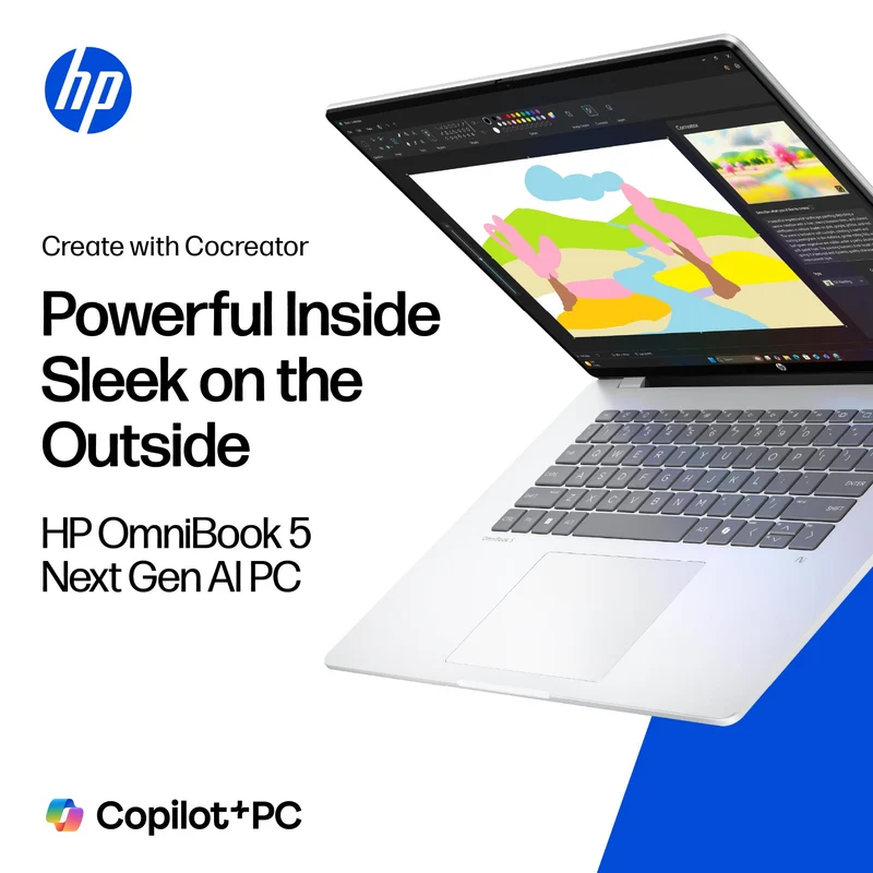 HP OmniBook 5 14" WUXGA OLED Touch Copilot+ AI PC Laptop (Snapdragon X1/512GB/16GB)[Ex-Display]