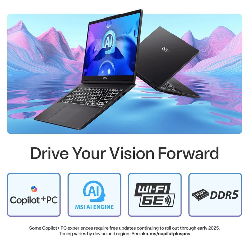MSI Venture A14 AI+ 14" 2.8K OLED 120Hz Next-Level Copilot+ AI PC Laptop (Ryzen AI 5/512GB)[Ex-Display]