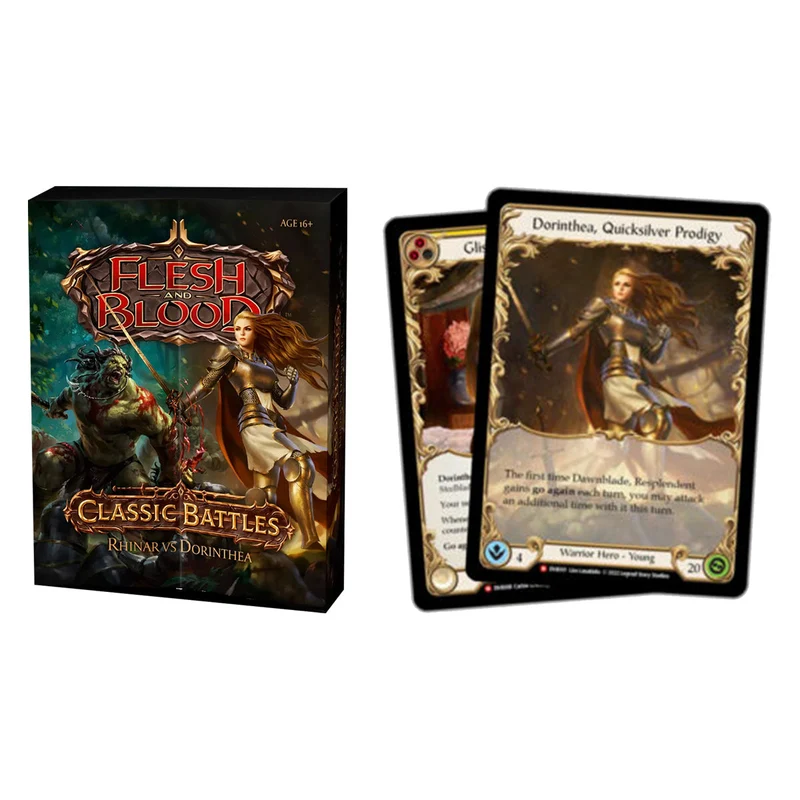 Legend Story Studios Flesh and Blood Classic Battles Rhinar vs Dorinthea