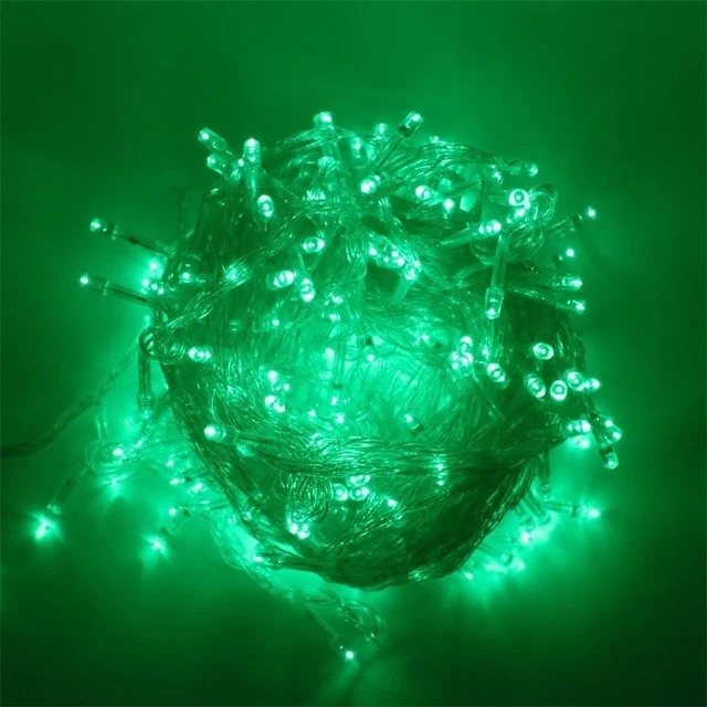 Christmas Outdoor Lighting 20/30/50/100M LED Street Garland Fairy String Lights Decor For Garden Park Entrance 8 change Luminous
