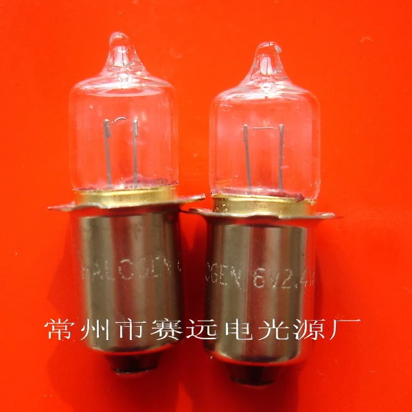 Halogen lamp 6V 2.4W P13.5S A962 10pcs