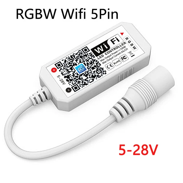 Magic Home 5V~24V RGB Wifi Controller RGBW RGBWW WiFi Led controller 12V For 5050 2835 5630 3528 led strip