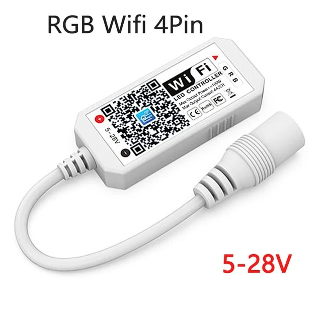 Magic Home 5V~24V RGB Wifi Controller RGBW RGBWW WiFi Led controller 12V For 5050 2835 5630 3528 led strip