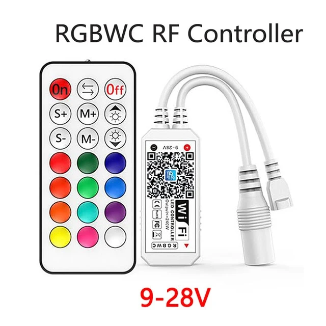 Magic Home 5V~24V RGB Wifi Controller RGBW RGBWW WiFi Led controller 12V For 5050 2835 5630 3528 led strip
