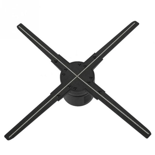 Wifi 3D Hologram Projector Fan 576 LED Holographic Imaging Lamp Player 3D Remote Advertising Display Projector Light With 16G TF