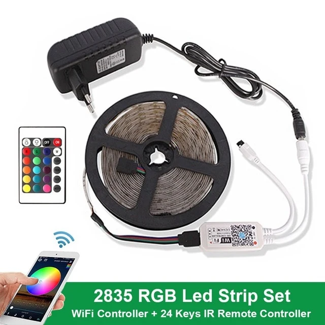 12V DC Bluetooth LED lamp Strip 2835 SMD RGB Tape LED Under Cabinet light Living Room Bedroom Backlight Closet Kitchen lighting