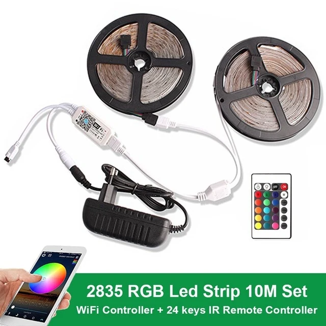 12V DC Bluetooth LED lamp Strip 2835 SMD RGB Tape LED Under Cabinet light Living Room Bedroom Backlight Closet Kitchen lighting