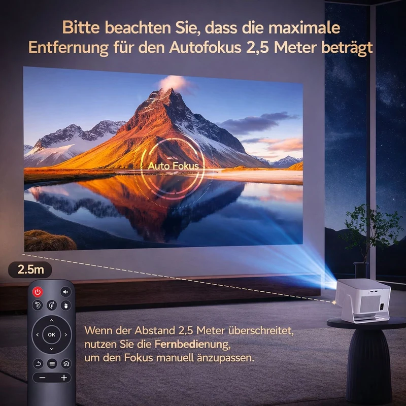 Magcubic HY350 Max Full-HD-Beamer mit Android 14