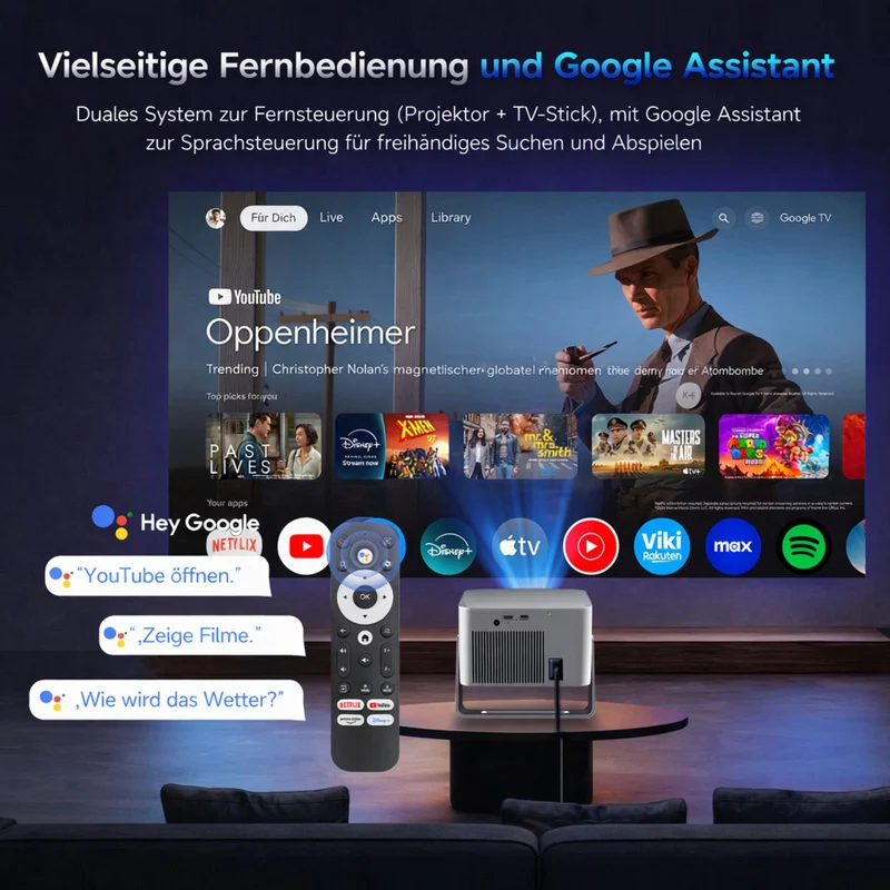 Magcubic HY350 Google TV Full-HD-Beamer
