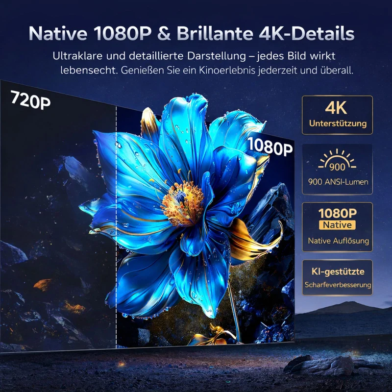 Magcubic HY350 Google TV Full-HD-Beamer