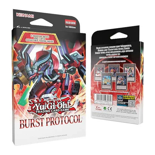 Konami YuGiOh! Burst Protocol 3-Booster Tuckbox