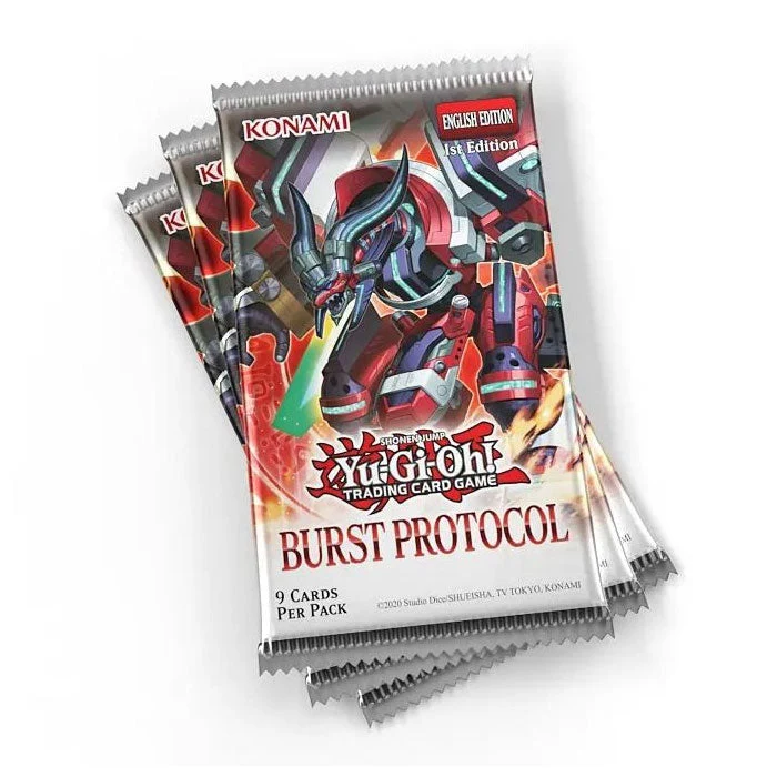 Konami YuGiOh! Burst Protocol 3-Booster Tuckbox