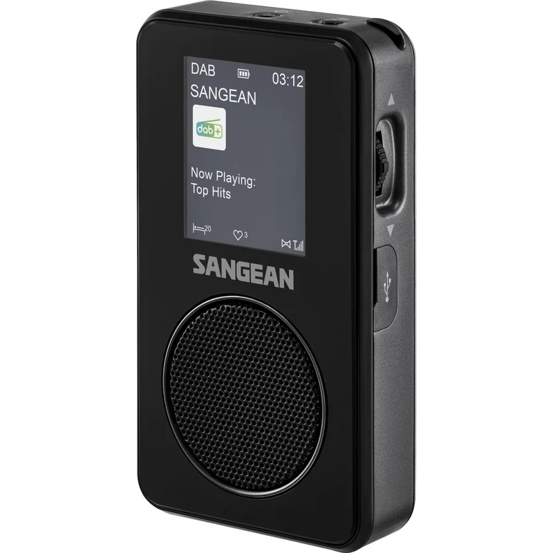 Sangean DPR35BT DBA+ Pocket Radio with Bluetooth (Black)