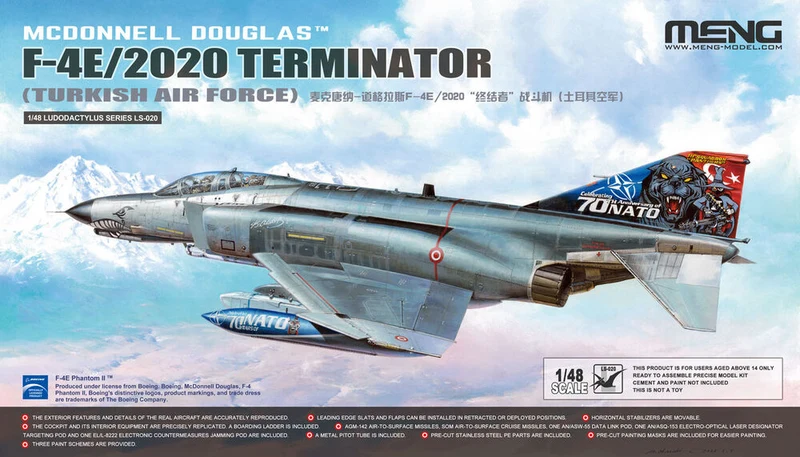 Meng Model 1/48 F-4E/2020 Terminator Turkish Air Force