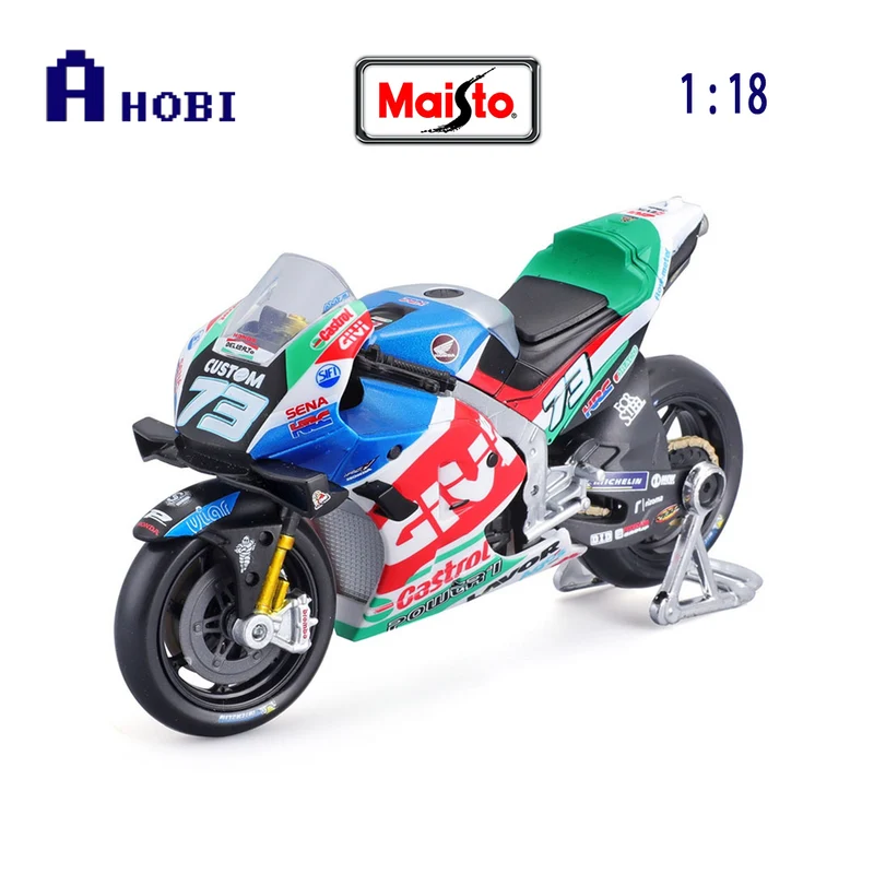 Maisto Licensed 1:18 Scale Moto GP LCR Honda Alex Marquez 2021 Diecast Model Motorcycle