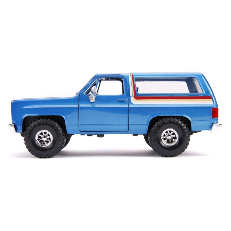 Just Trucks 1980 Chevy K5 Blazer Blue 1:24 Scale Diecast Vehicle Car Figure