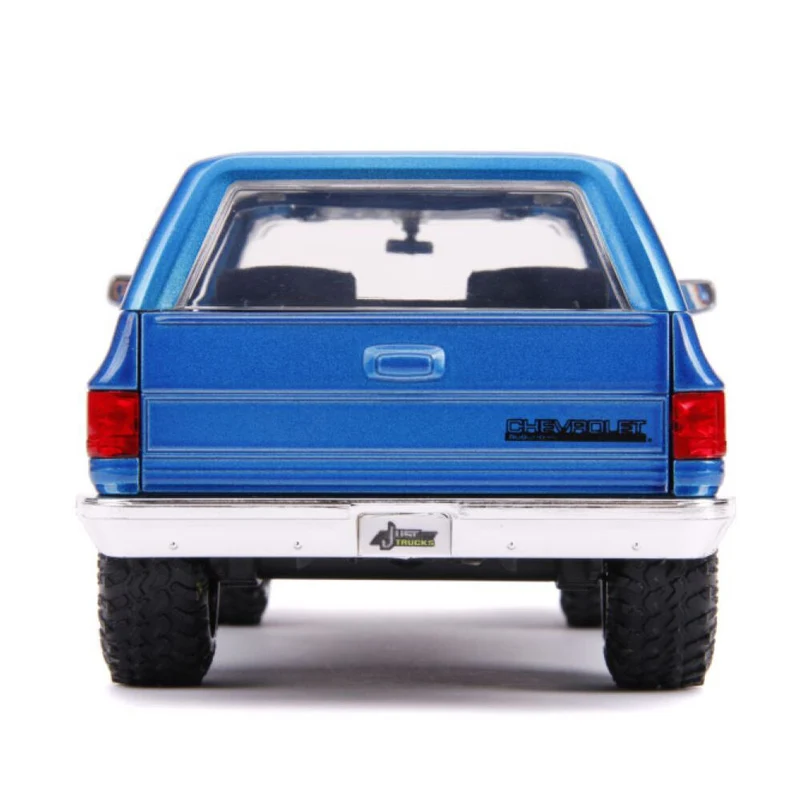Just Trucks 1980 Chevy K5 Blazer Blue 1:24 Scale Diecast Vehicle Car Figure