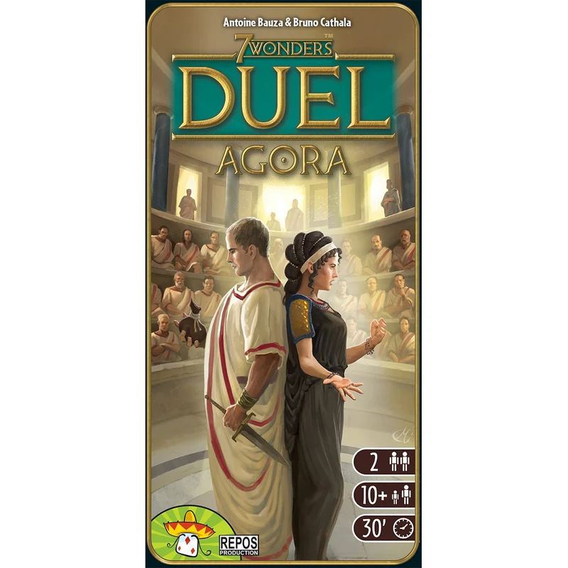 Repos Production 7 Wonders Duel Agora Expansion