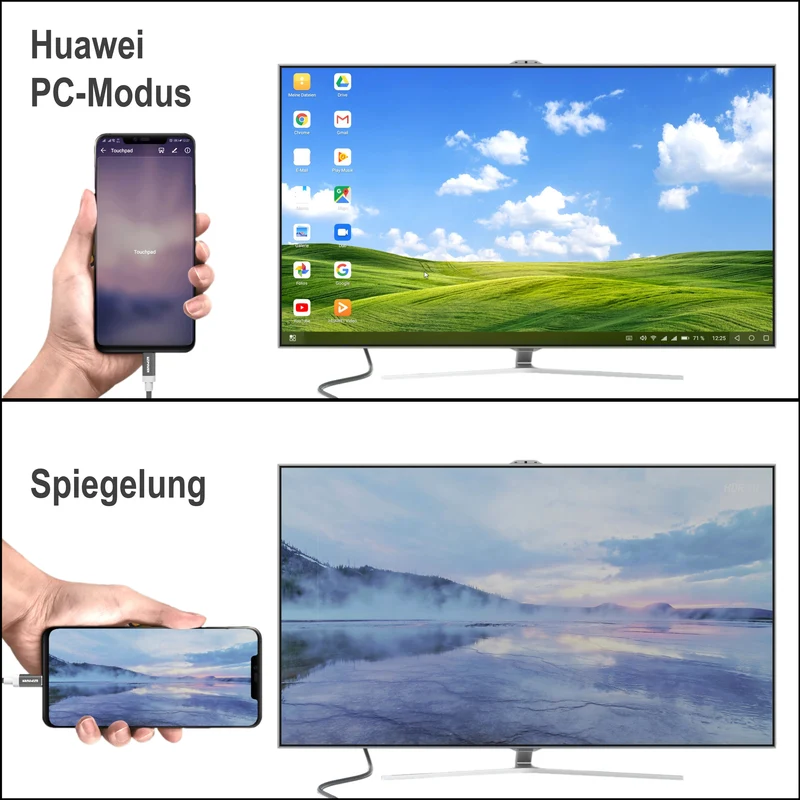 USB-C auf HDMI Kabel bis 4K/60 Hz, 1,8 m