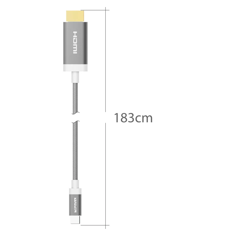 USB-C auf HDMI Kabel bis 4K/60 Hz, 1,8 m