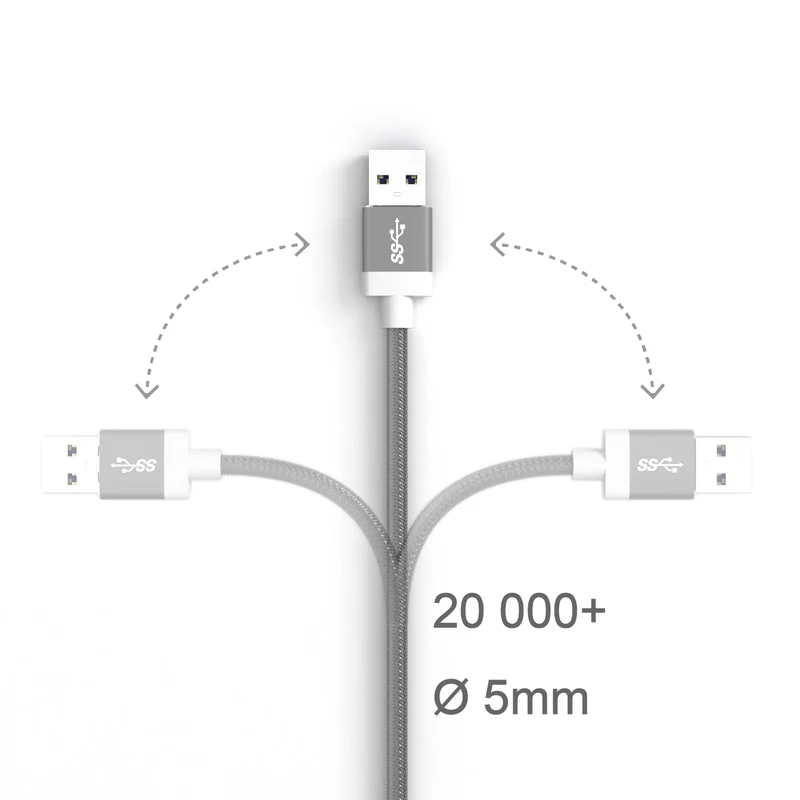 USB 3.0 Verlängerung – A-Stecker auf A-Buchse