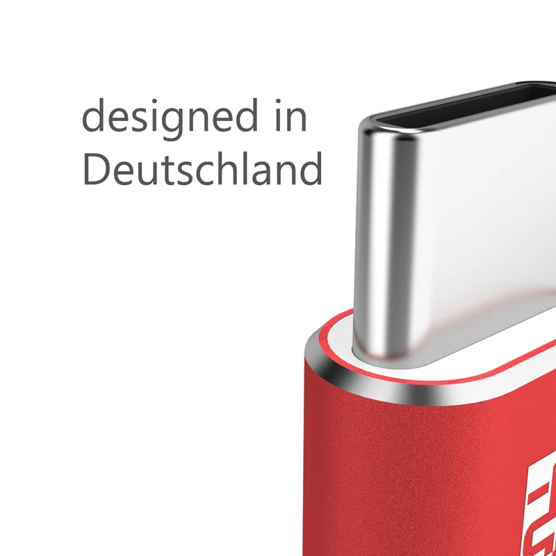 USB-A auf USB-C Ladekabel 2 m, rot, Doppelpack