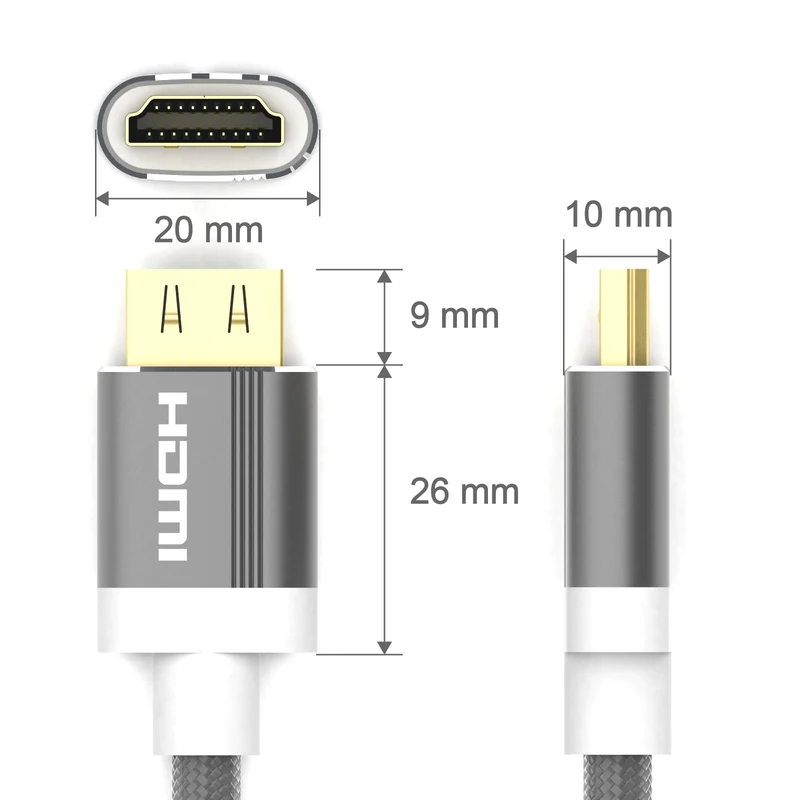 TUPower HDMI 2.0 Kabel 4K 60 Hz – 18 Gbit/s
