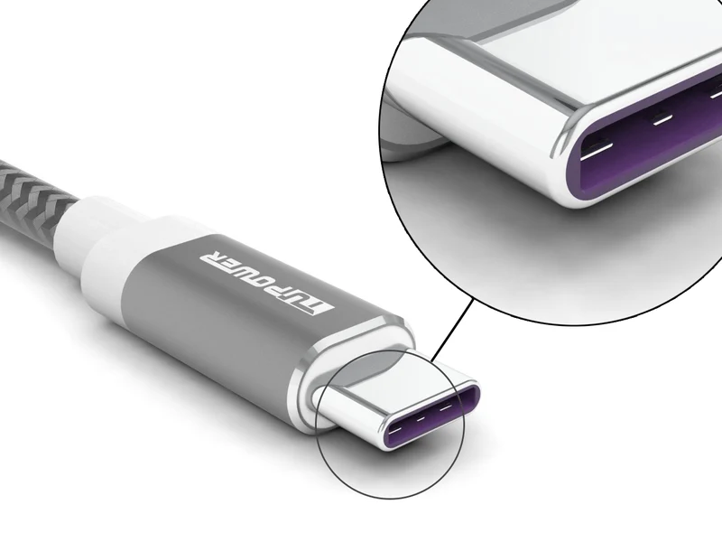 USB-A auf USB-C SuperCharge Kabel bis 5 A