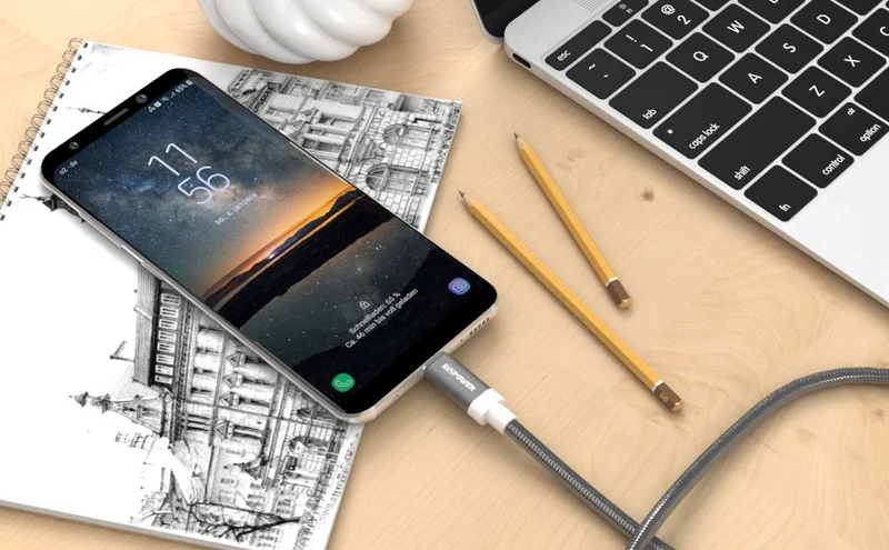 USB-A auf USB-C Lade- und Datenkabel bis 3 A