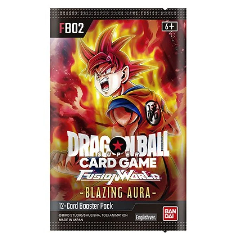 Bandai Dragon Ball Super Card Game Fusion World Booster Box Blazing Aura FB02