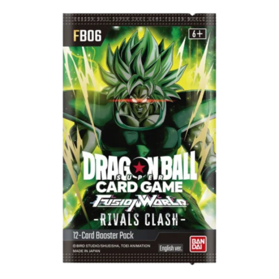 Bandai Dragon Ball Super Card Game Fusion World Rivals Clash Booster Box FB06