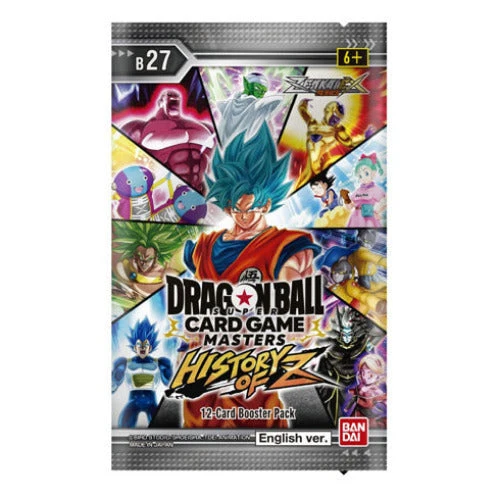Bandai Dragon Ball Super Card Game Masters History of Z Booster Box B27