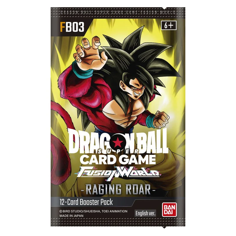 Bandai Dragon Ball Super Card Game Fusion World Raging Roar Booster Box FB03