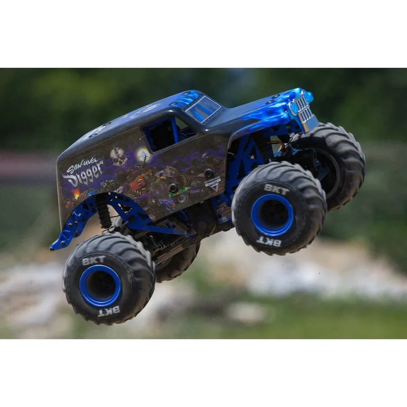 Losi Mini LMT Son Uva Digger RC Truck - Blue