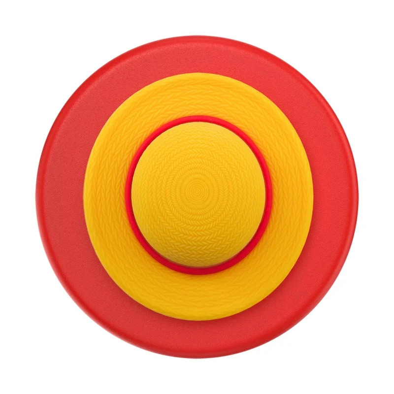 One Piece X PopSockets - PopGrip MagSafe Phone Grip/Stand with Swappable Top (Luffy's Hat)