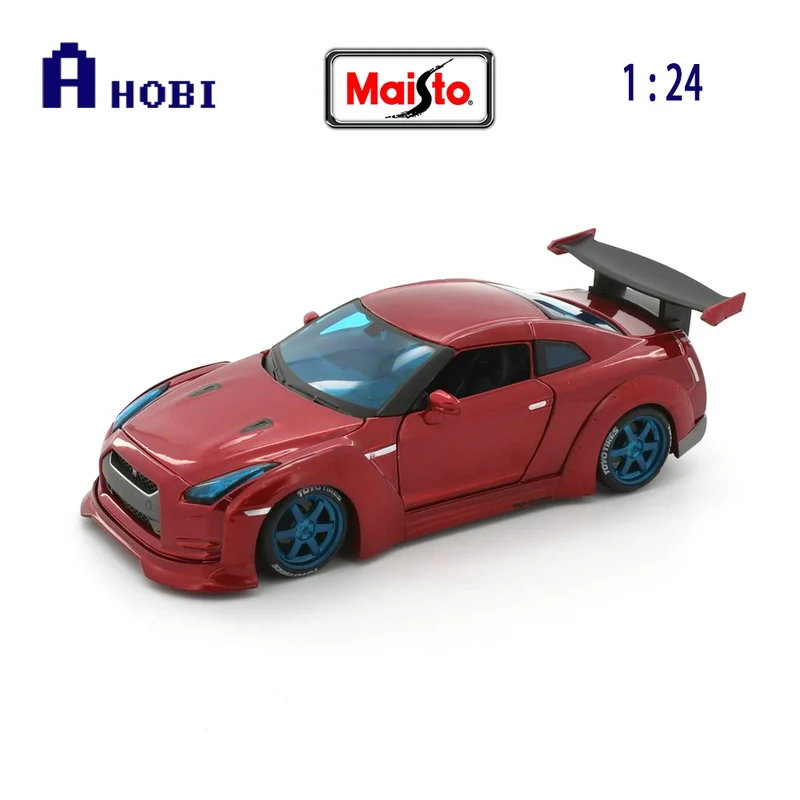 Maisto Licensed 1:24 Scale Tokyo Mod Nissan GT R Diecast Model Car Red