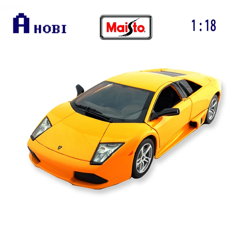 Maisto Licensed 1:18 Scale Lamborghini Murcielago LP640 2007 Diecast Model Car Orange